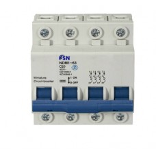 Автоматический выключатель SN NDM1-63C 4 полюса 1-63A
